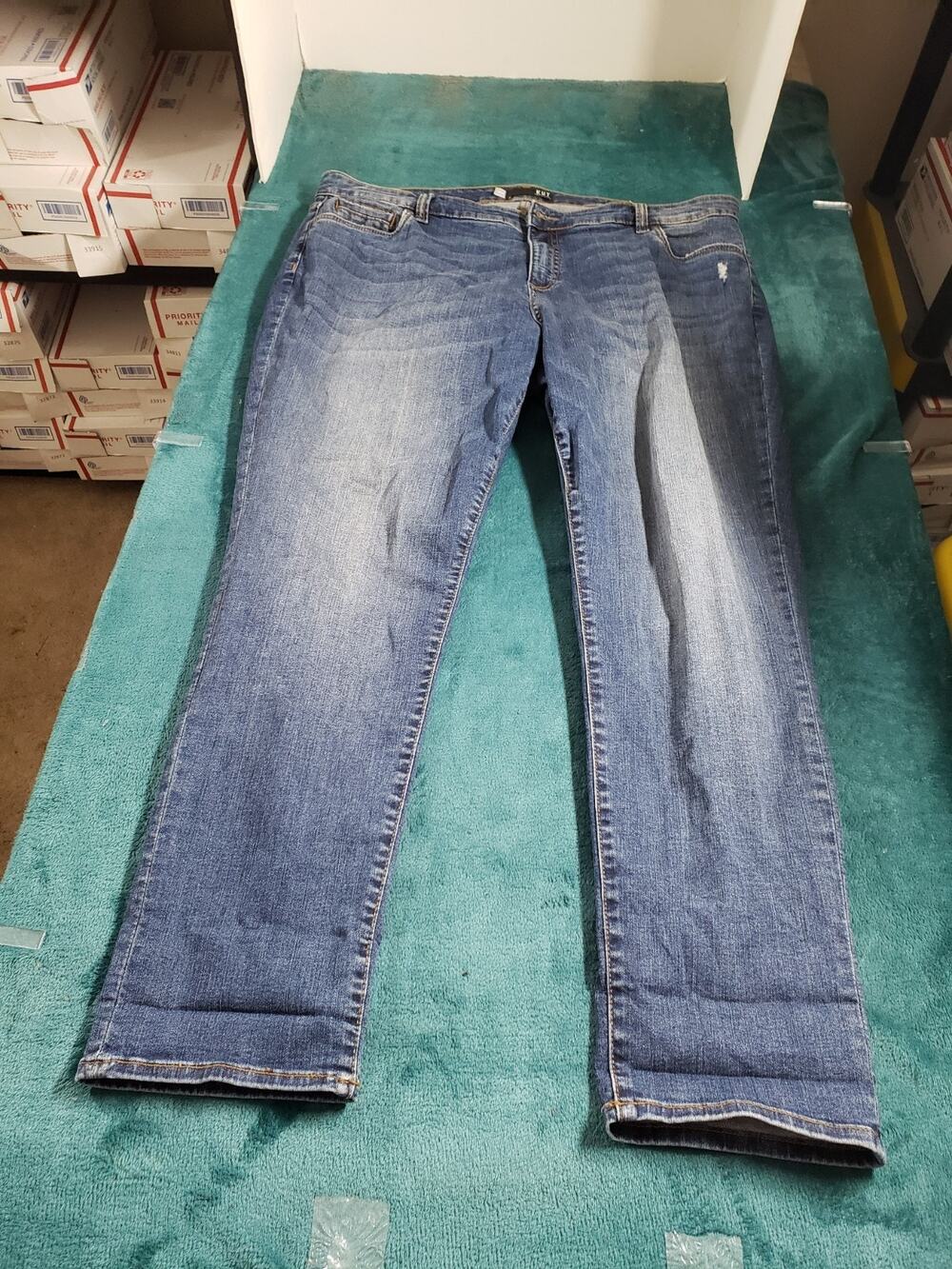 Kut From a Kloth Jeans Size 18 W Women Blue Pants Stretch Catherine Boyfriend